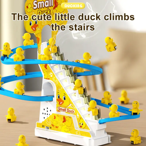 Duck Climbing Stairs Track Toy