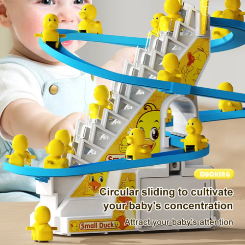 Duck Climbing Stairs Track Toy