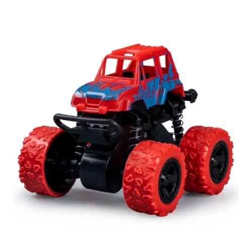 4pcs Inertia Four-Wheel Drive Off-Road Stunt Toy Car