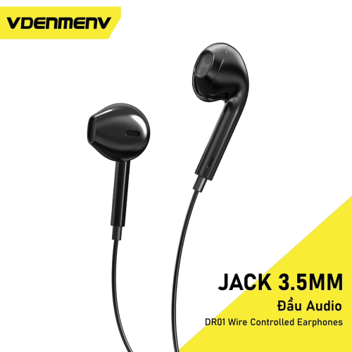 Wired Earphones with Mic – IPX4 Waterproof